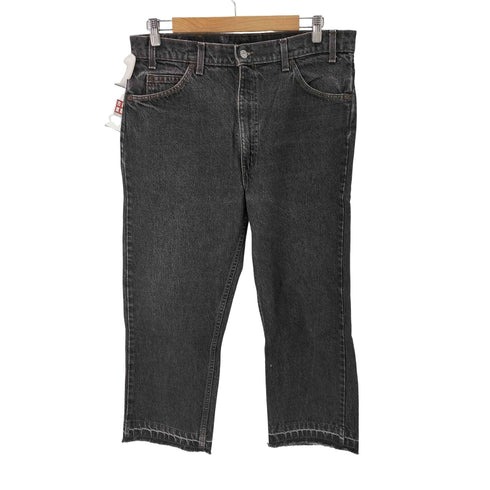 リーバイス Levis 94年製 USA製 505 先染めブラック ボタン裏585 メンズ  W36/L30